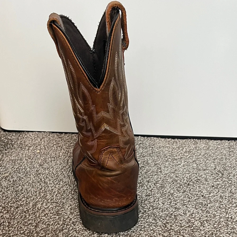 Wolverine Rancher Pull on Brown Leather Boots - Picture 12 of 16